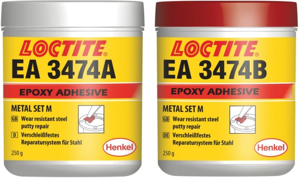 LOCTITE EA 3474, 2K-Epoxidklebstoff, selbstschmierend, 500 g