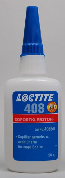 LOCTITE 408, Sofortklebstoff, 50 g Flasche