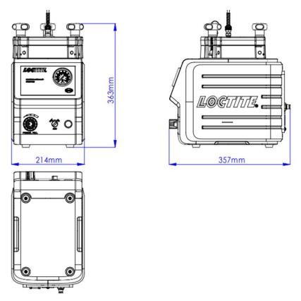 LOCTITE PULSE EQ RC50 Produkttank für LOCTITE-Gebinde bis 2,0 Liter