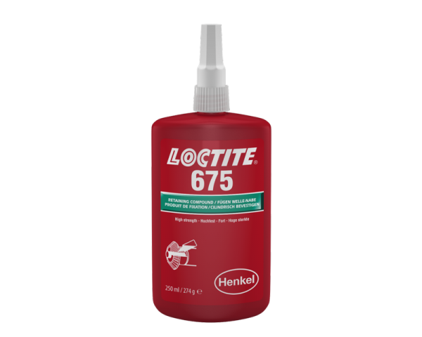 LOCTITE 675, Anaerober Fügeklebstoff, 250 ml Flasche