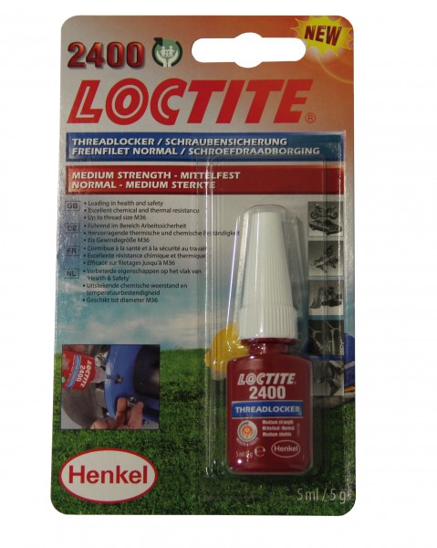 LOCTITE 2400, Anaerobe Schraubensicherung, 5 ml Blister