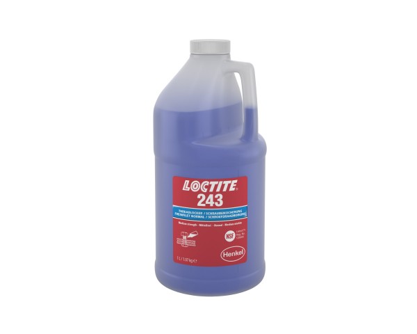 LOCTITE 243, Anaerobe Schraubensicherung, 1 l Flasche