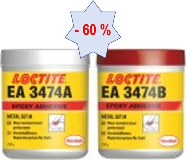 LOCTITE EA 3474, 2K-Epoxidklebstoff, selbstschmierend, 500 g