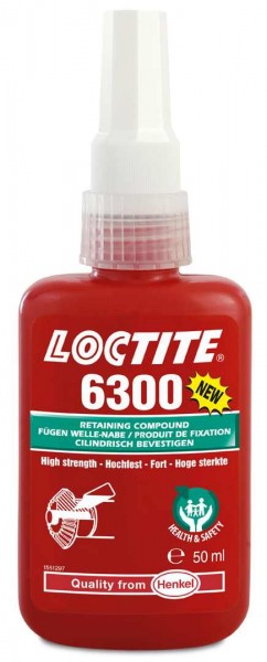 LOCTITE 6300, Anaerober Fügeklebstoff, 50 ml Flasche