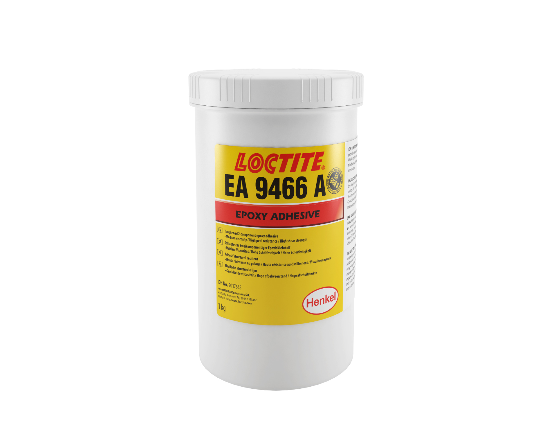 LOCTITE EA 9466 A, Strukturklebstoff (2K Epoxy), 1 kg Dose Loctite EA