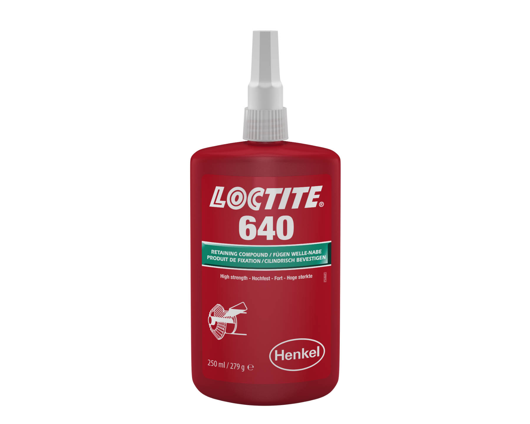 LOCTITE 640, 250 ml Flasche BT Adhesive