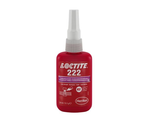 LOCTITE 222, Anaerobe Schraubensicherung, 50 ml Flasche