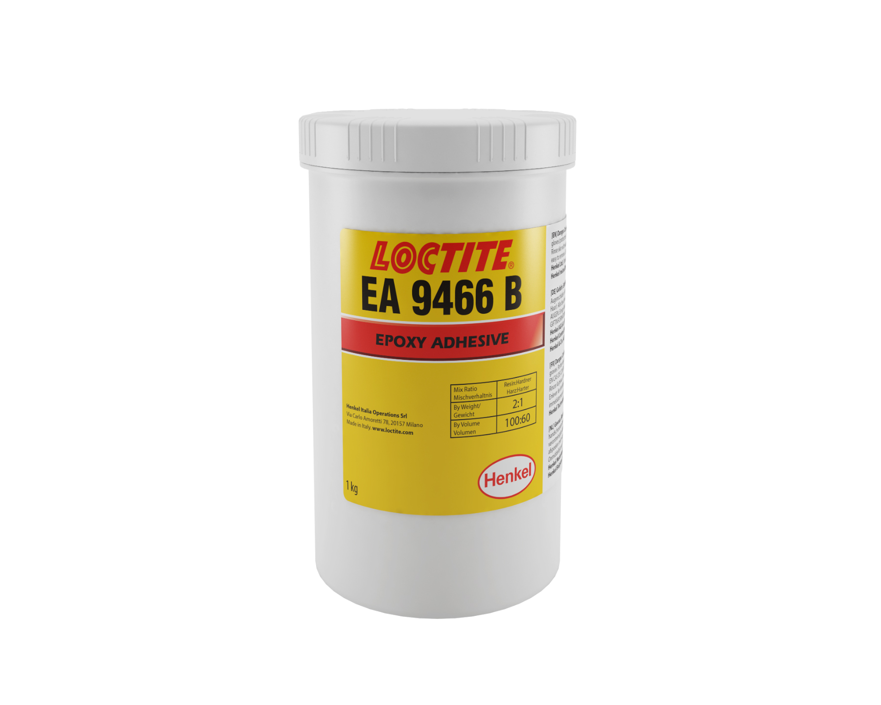 LOCTITE EA 9466 B, Strukturklebstoff (2K Epoxy), 1 kg Dose Loctite EA