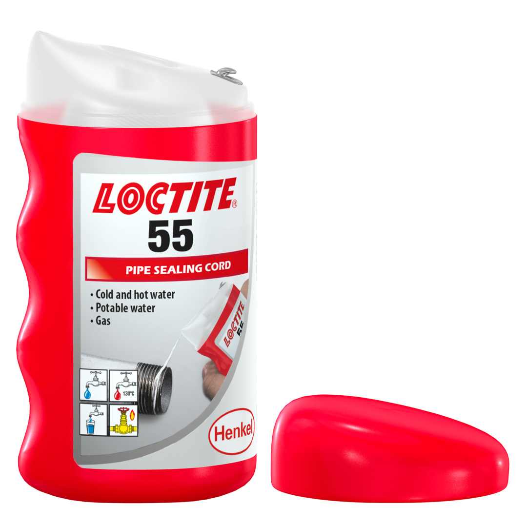 LOCTITE 55, Gewindedichtfaden, 160 m Dose BT Adhesive