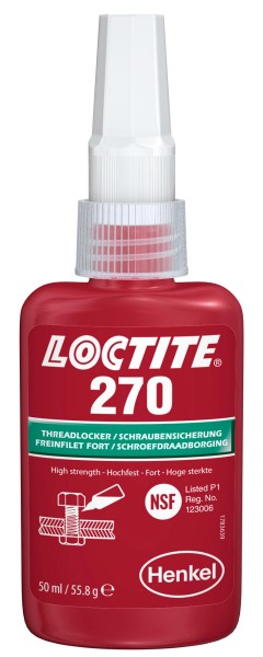 LOCTITE 270, Anaerobe Schraubensicherung, 50 ml Flasche