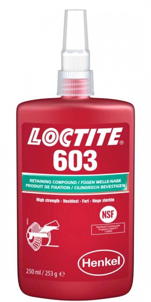 LOCTITE 603, Anaerober Fügeklebstoff, 250 ml Flasche