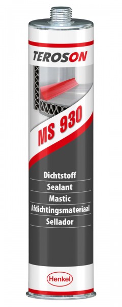 TEROSON MS 930 SMP-Klebstoff, schwarz, 310 ml Kartusche - Sonderposten!