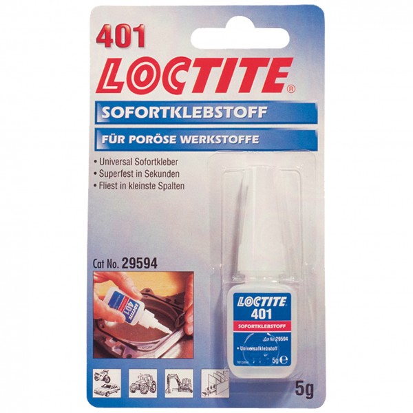 LOCTITE 401, Sofortklebstoff, 5 g Flasche/Blister