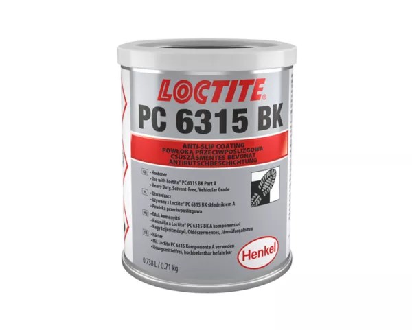 LOCTITE PC 6315, 2K Anti-Rutschbeschichtung schwarz, 6 kg Eimer