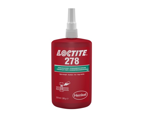 LOCTITE 278, Anaerobe Schraubensicherung, 250 ml Flasche