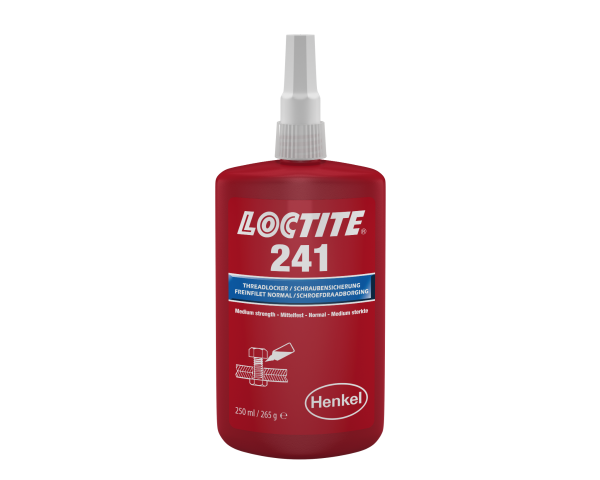 LOCTITE 241, Anaerobe Schraubensicherung, 250 ml Flasche