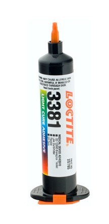 LOCTITE AA 3381, UV-härtender Sofortklebstoff auf Acrylatbasis, 25 ml Spritze